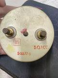 Vintage Simpson Model 26 DC Ammeter  -800 to +800 Amperes D.C. Range Panel Meter