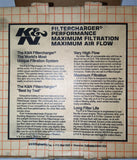 K&N ML-0850 High Performance Air Filter Reusable Washable High Flow