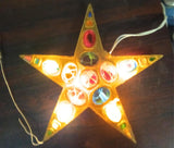 vtg 1960s 120v Electrified Tree Top Star Tested and working Xmas Decoration