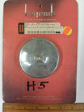 NOS Custom Chrome Legends 47-845 Chrome Billet Smooth Round Mirror Head