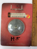 NOS Custom Chrome Legends 47-845 Chrome Billet Smooth Round Mirror Head