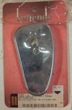 Chrome Legends 47-844 Chrome Billet Smooth Teardrop Mirror Head Left + Right