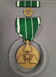 vtg US Army Commander's Award for Civilian Service Medal Set Ribbon Pin Original