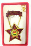 Genuine Hungarian Socialist "Kiváló Dolgozó" Excellent Worker Medal Badge Set