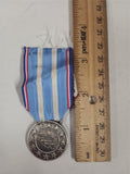 EC Monitor Mission Medal w/ Ribbon Dove of Peace Observer EU UN Style