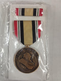 US Military Medals Lot of 5 Full Size New: WWII Asiatic Pacific Afghanistan GWOT
