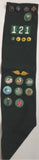 Girl Scout Sash Lot Vintage Patches Pins Badges Troop Number 121