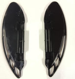 Drag Specialties Black Rapture Rear Floorboards Harley Softail M8
