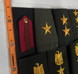 Iraqi Army Officer Rank Shoulder Boards Insignia Saddam Era Gulf War LOT Display
