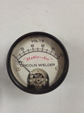 Lincoln Electric "Stable-Arc" Arc Welder Voltmeter Panel Meter 0-100 VDC Vtg