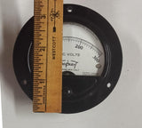 VINTAGE Triplett Model 321-T DC Volt Meter Industrial Panel Gauge