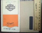 Genuine Harley Davidson Indicator Hole Cover Instrument Panel Bezel FXR XL NOS