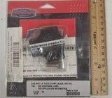 Kuryakyn Side Mount License Plate Clamp Gloss Black for Harley Softail FXST FLST