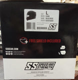 NEW Speed and Strength SS900 Helmet Gloss Black Large Full Face DOT ECE