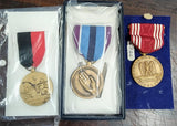 WWII Era U.S. Military Medal Lot: Occupation, Humanitarian, Good Conduct