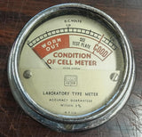 Vintage Heyer Instruments Battery Condition Cell Meter NP 216 DC Volts Gauge