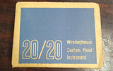 Vintage NOS Weston 0-200mA AC Milliamperes Panel Meter Model 1921