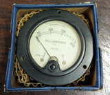 Vintage Weston Model 475 AC Milliamperes Meter 0-200mA Panel Mount Gauge