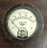 Vintage Jewell DC Voltmeter 0-250V Panel Meter Gauge Pattern 54