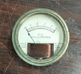 Vintage Lot of 2 DC Milliammeters Readrite 0-200mA & Round 0-40mA Gauges