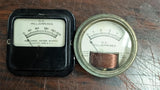 Vintage Lot of 2 DC Milliammeters Readrite 0-200mA & Round 0-40mA Gauges