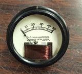 Lot of 2 Vintage Readrite Meter Works 0-50 D.C. Milliamperes Panel Meters