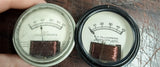 Lot of 2 Vintage Readrite Meter Works 0-50 D.C. Milliamperes Panel Meters
