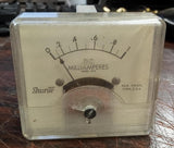 Vintage Shurite Model 650 0-1 D.C. Milliamperes Panel Meter Gauge New Haven CT