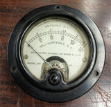 Vintage Weston Model 301 DC Milliamperes Panel Meter 0-2.5mA Gauge