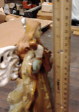 Retro 1960s 70s Ceramic Angel Musical Figurine Lute Mandolin Instrument Japan