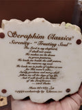 1999 Seraphim Classics SERENITY TRUSTING SOUL Angel Item #81489 Psalm 23 Roman