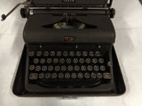 1939-1941 Royal Arrow Typewriter Case | Black Crinkle Finish Hemingway Portable!
