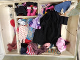 Vtg 1964 Barbie Midge Case LOT w/ 1980s 1990s Ken Dolls & Clothes Collection