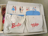 Vtg 1964 Barbie Midge Case LOT w/ 1980s 1990s Ken Dolls & Clothes Collection