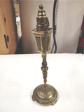 1920s Antique Erhard & Sohne "The Lamp Post"  Brass Street Lamp Table Lighter