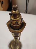 1920s Antique Erhard & Sohne "The Lamp Post"  Brass Street Lamp Table Lighter