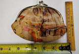 KOREAN TRADITIONAL CULTURAL LANDSCAPE COIN PURSE COIN CHANGE PURSE WALLET