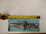 Chrome Skull Wing License Plate Ornament Topper Harley Davidson
