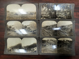 Antique Lot of 6 Keystone View Co WWI Photos Military History Belleau Wood Era