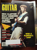 Guitar For The Practicing Musician June 1986 Eric Clapton MINT Scorpion