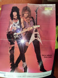 GUITAR Practicing Musician AUGUST 1985 Night Ranger Eric Clapton RATT Poster