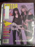 GUITAR Practicing Musician DECEMBER 1985 Ratt Warren DeMartini KISS Poster