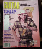 Guitar Practicing Musician Jan 1986 SRV w/ Aerosmith Poster
