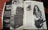 Guitar Practicing Musician Jan 1986 SRV w/ Aerosmith Poster