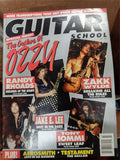 Vtg Guitar School Mar 1990 Ozzy Guitarists Randy Rhoads Jake E Lee Zakk Wylde