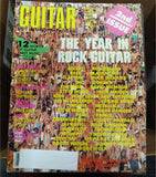 Vtg Guitar Magazine Nov 1985 2nd Anniv Issue + Hear N' Aid Poster Jeff Beck