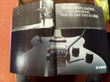 Vtg Guitar Magazine Nov 1985 2nd Anniv Issue + Hear N' Aid Poster Jeff Beck