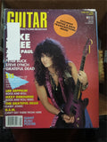 Guitar For The Practicing Musician February 1986 Jake E Lee Rush Poster Ozzy