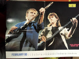 Guitar For The Practicing Musician February 1986 Jake E Lee Rush Poster Ozzy