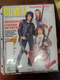 Vtg Guitar Magazine May 1986 Aerosmith Lynyrd Skynyrd Tabs Phil Lynott Poster